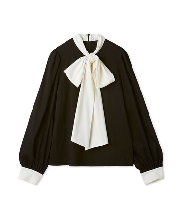 ビッグボウタイブラウス