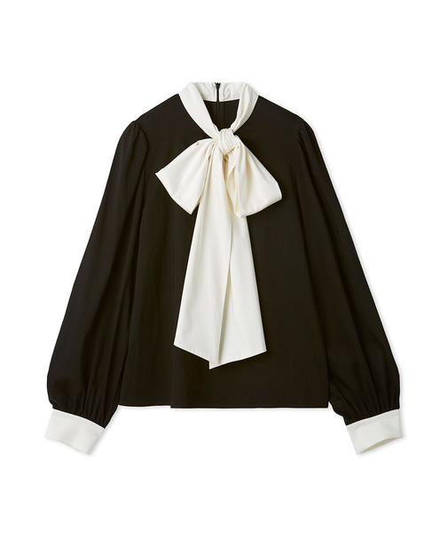 ビッグボウタイブラウス