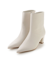 ポインテッドトゥショートブーツ