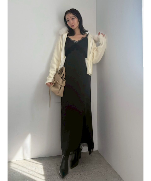 限定カラー】レーストリムキャミワンピース｜フレイアイディーの通販