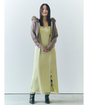 【限定カラー】レーストリムキャミワンピース