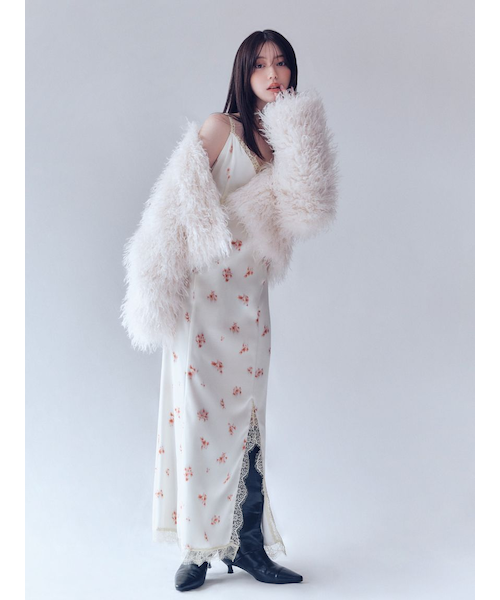 FRAY I.D（フレイ アイディー） レーストリムキャミワンピース セール】レーストリムキャミワンピース（ワンピース）｜FRAY I.D