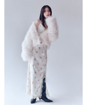 【限定カラー】レーストリムキャミワンピース