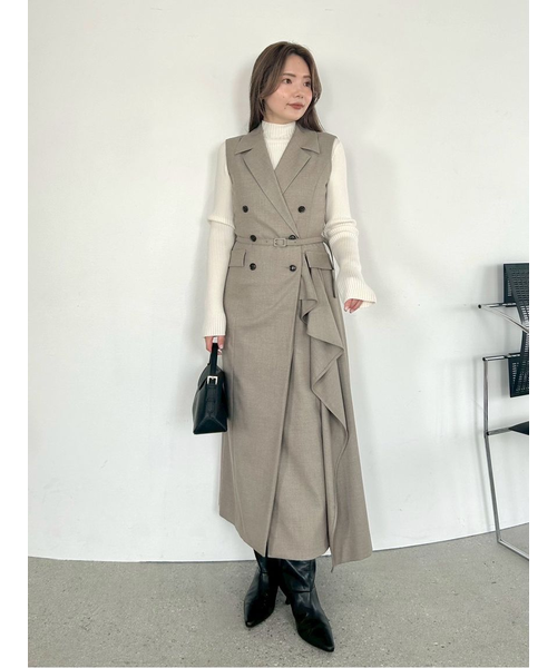 ダブルブレストアシメデザインワンピース｜フレイアイディーの通販