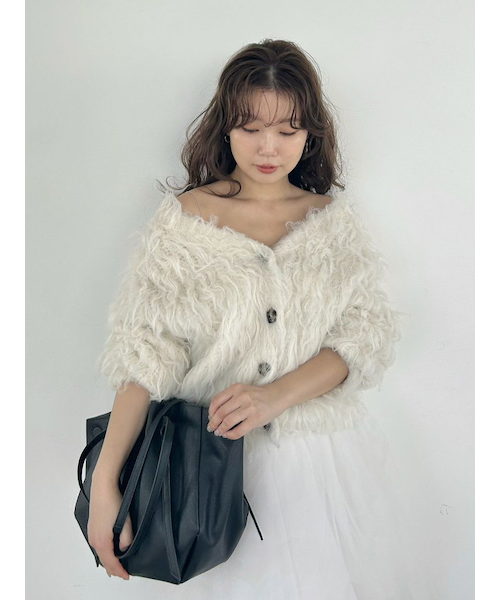 【FRAY I.D.】2wayブラッシュシャギーカーディガン 2wayブラッシュシャギーカーディガン｜フレイアイディーの通販｜&mall