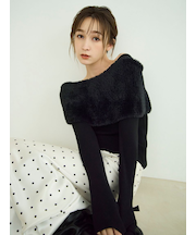 ファーケープニット