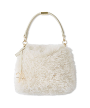 メタルモチーフワンハンドルファーバッグ