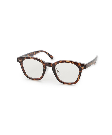 シャドウフレームウェリントンメガネ