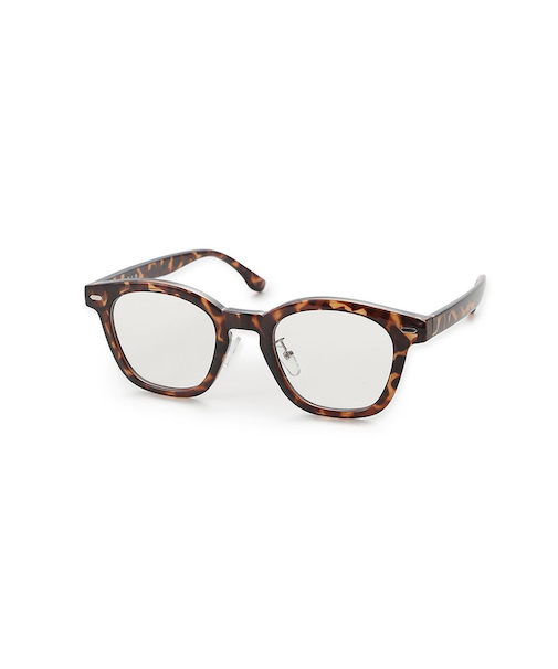 シャドウフレームウェリントンメガネ