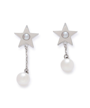 アシメパールエトワールピアス