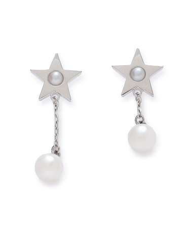 アシメパールエトワールピアス