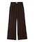 【00サイズ】ハイウエストセンタープレスワイドデニム