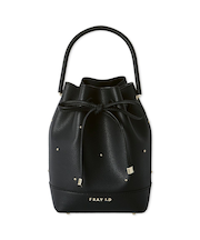 ドローストリングスタッズリボンバッグ