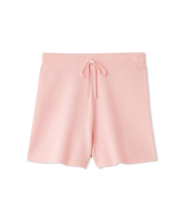 ウォッシャブルカシミヤシルクニットショートパンツ／ウォッシャブル