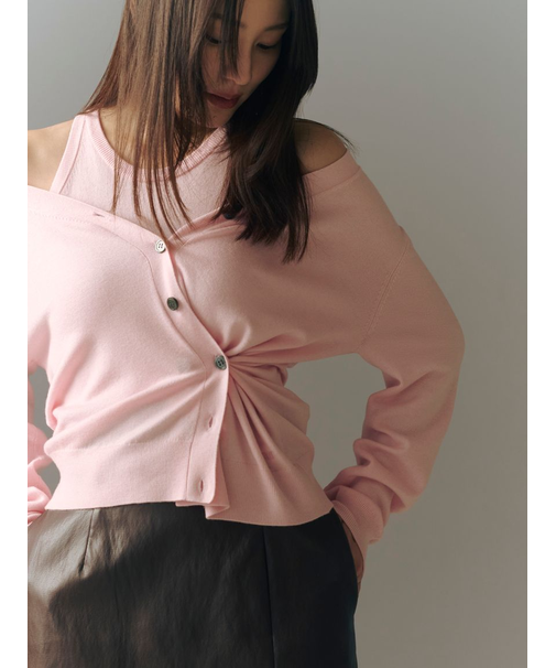 ウォッシャブルカシミヤシルクニットアンサンブル／ウォッシャブル