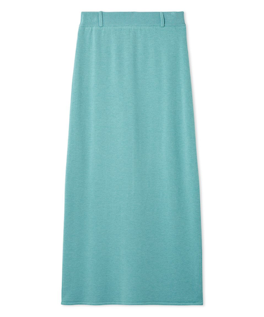 ウォッシャブルカシミヤシルクニットストレートスカート／ウォッシャブル