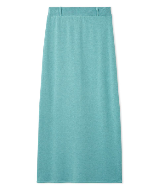 ウォッシャブルカシミヤシルクニットストレートスカート／ウォッシャブル