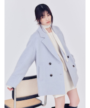 オーバーサイズウールシャギージャコット