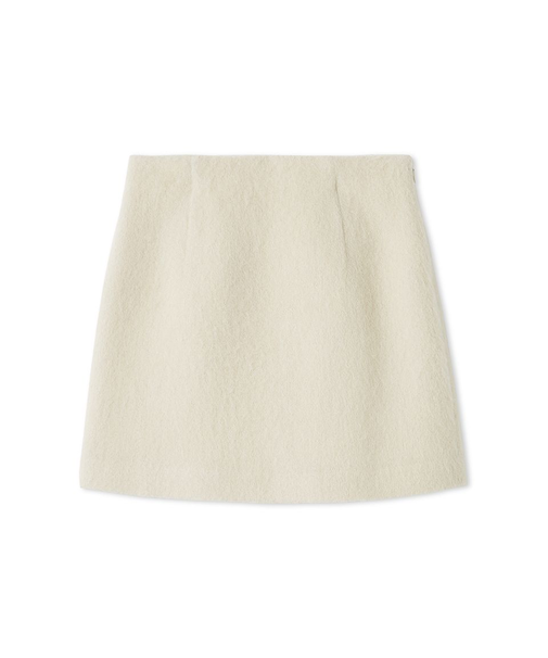 ウールシャギーミニスカート