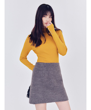 ウールシャギーミニスカート