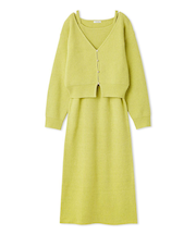 2wayアンサンブルニットワンピース