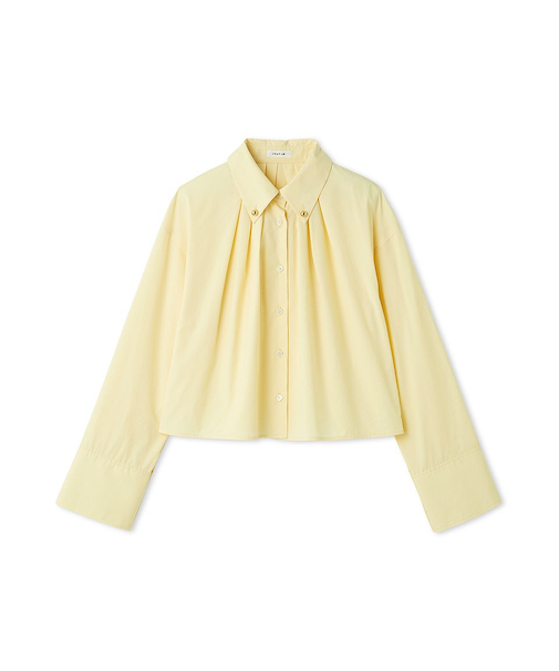 メタルボタンダウンシャツ