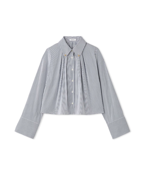 メタルボタンダウンシャツ