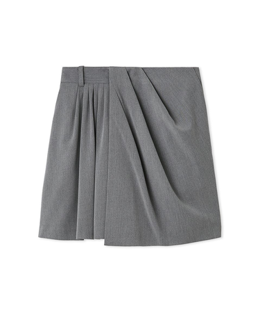 ドレープミニラップスカート