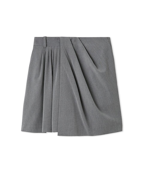 ドレープミニラップスカート