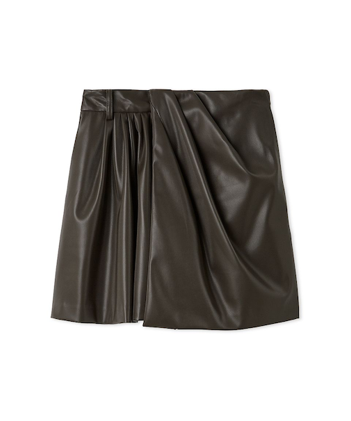 ドレープミニラップスカート