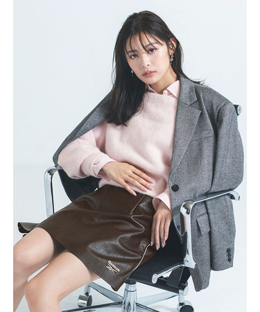 【Reebok× FRAY I.D】サイドパイピングミニスカート