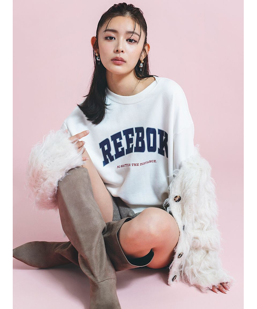 【Reebok× FRAY I.D】ボリュームスリーブスウェットプルオーバー