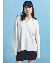 【Reebok× FRAY I.D】ラガーカラーポロニットプルオーバー