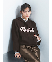 【Reebok× FRAY I.D】サテンロゴニットフーディー