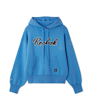 【Reebok× FRAY I.D】サテンロゴニットフーディー