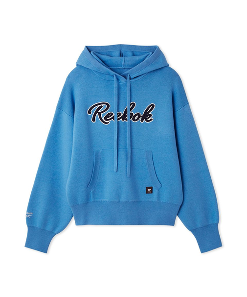 【Reebok× FRAY I.D】サテンロゴニットフーディー