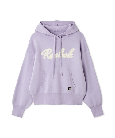 【Reebok× FRAY I.D】サテンロゴニットフーディー