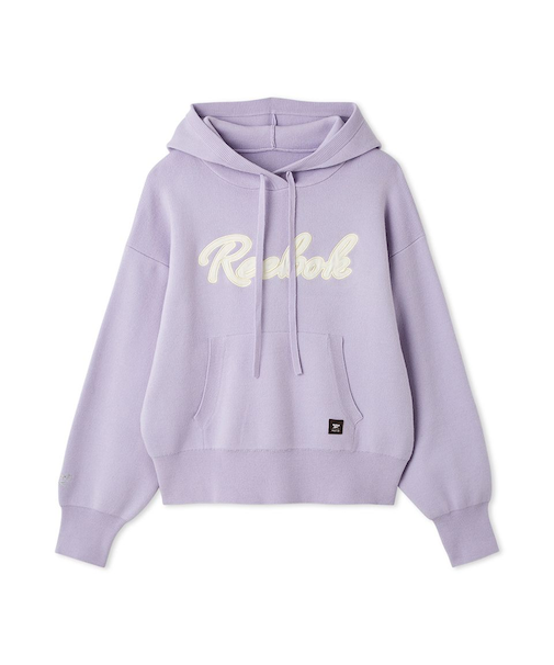 【Reebok× FRAY I.D】サテンロゴニットフーディー