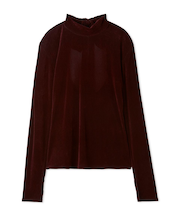 バックオープンフロッキーチュールトップス