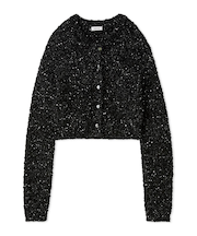 スパングルヤーンラメカーディガン
