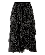 チュールアシメティアードスカート