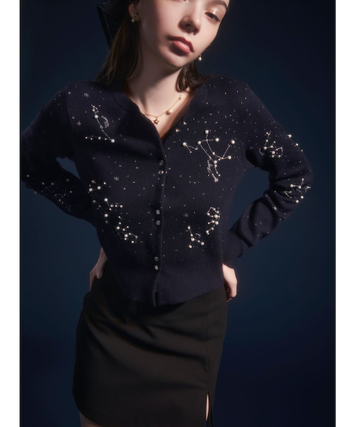 エトワールエンブロイダリーカーディガン