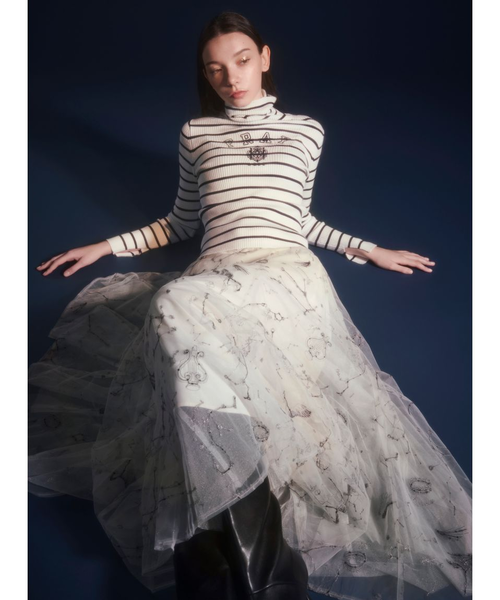 エトワールエンブロイダリーチュールスカート エトワールエンブロイダリーチュールスカート｜フレイアイディーの通販