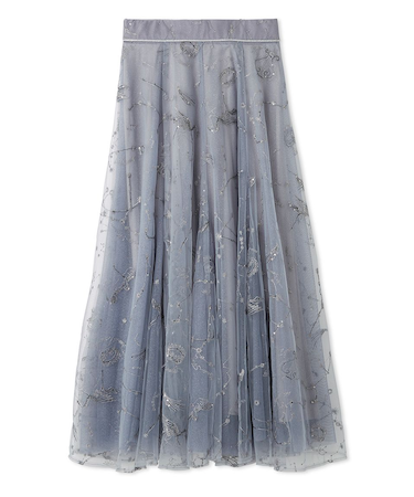 エトワールエンブロイダリーチュールスカート