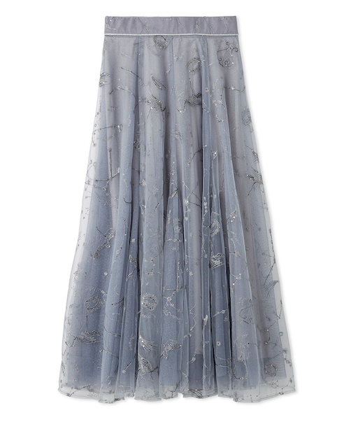 エトワールエンブロイダリーチュールスカート