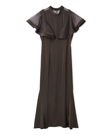 ウィングスリーブドレス