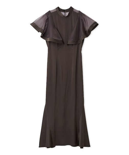 ウィングスリーブドレス