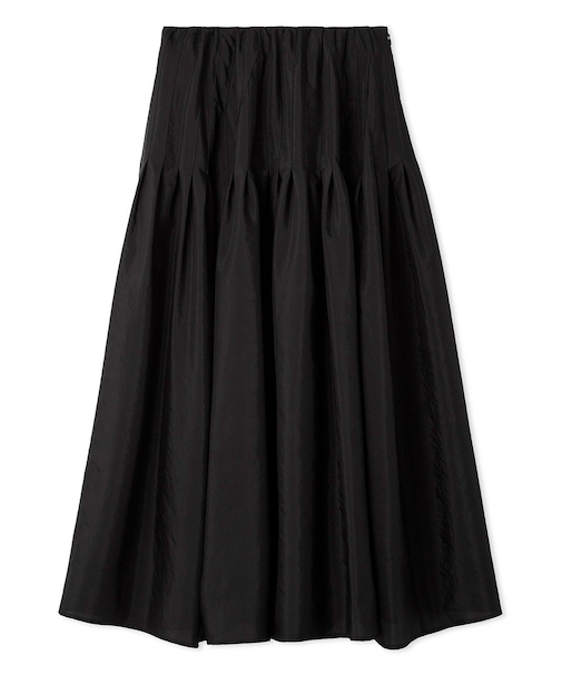 イレギュラータックフレアスカート