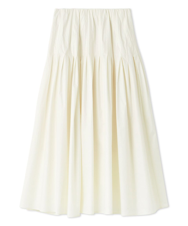 イレギュラータックフレアスカート