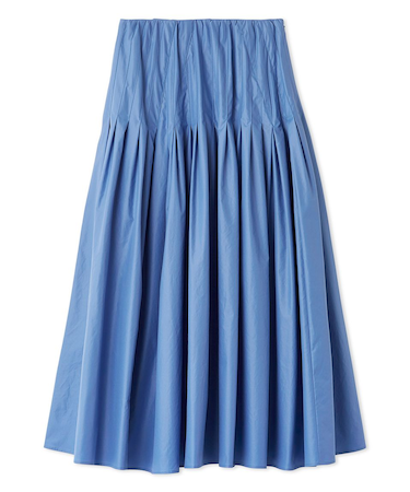 イレギュラータックフレアスカート